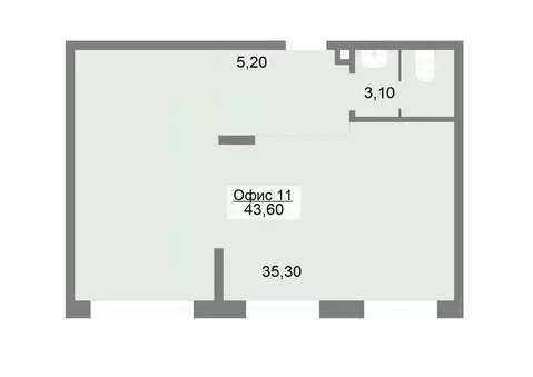 Офис в Свердловская область, Екатеринбург ул. Краснофлотцев, 40 (44 м)