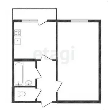 1-к кв. Липецкая область, Липецк ул. Виктора Музыки, 6 (39.2 м)