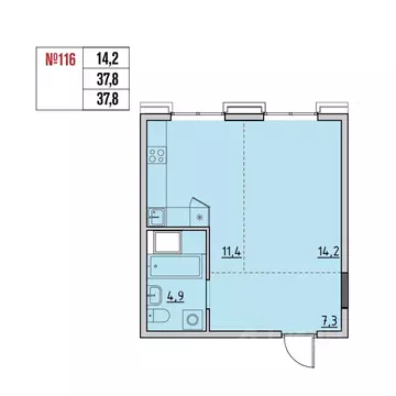 1-к кв. Иркутская область, Иркутский муниципальный округ, Маркова рп, ...