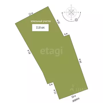 Участок в Тюменская область, Тюменский муниципальный округ, с. Кулига ...