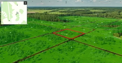 Участок в Московская область, Можайский муниципальный округ, Лесной кп ...