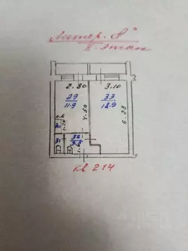 2-к кв. Дагестан, Махачкала ул. Абдуллы Гаджиева, 8 (39.0 м)