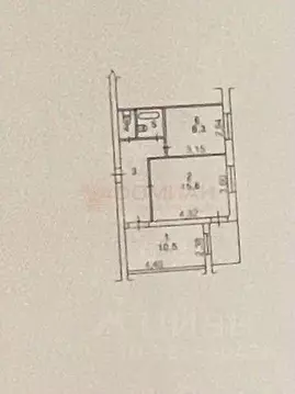 2-к кв. Ростовская область, Аксай ул. Платова, 83/1 (50.0 м)