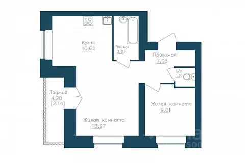 1-к кв. Вологодская область, Череповец 107-й мкр, ГринВилль жилой ...