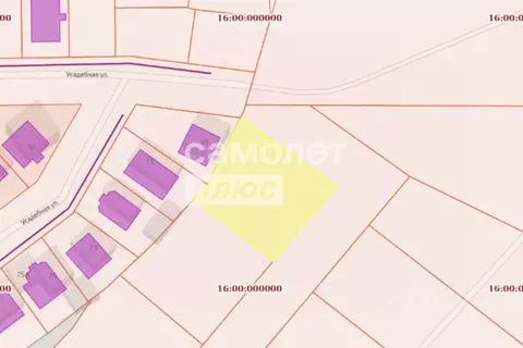 Участок в Татарстан, Казань ул. Усадебная (10.3 сот.)