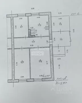 3-к кв. Амурская область, Серышевский муниципальный округ, с. ...