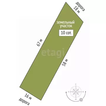 Участок в Крым, Кировский район, Первомайское с/пос, с. Первомайское ...