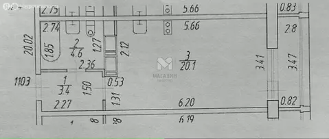 Квартира-студия: Мурино, Ручьёвский проспект, 1/24 (28.1 м)