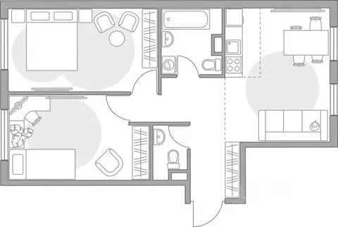 3-к кв. Московская область, Красногорск городской округ, с. ...