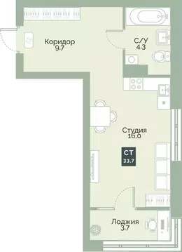 Студия Курганская область, Курган Заозерный жилрайон, Районы-Кварталы ...