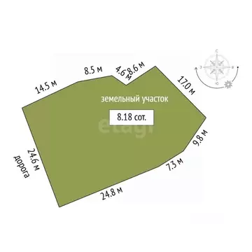 Дом в Псковская область, Печоры Ключевая ул., 12 (42 м)