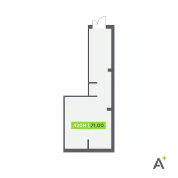 Торговая площадь в Санкт-Петербург ул. Среднерогатская, 11к2 (71 м)