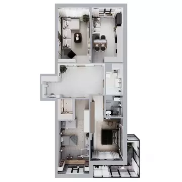 4-к кв. Курская область, Курск ул. Павлуновского (105.3 м)