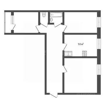 3-к кв. Костромская область, Кострома Индустриальная ул., 55а (66.3 м)