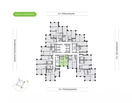 1-к кв. Пермский край, Пермь ул. Механошина, 16 (41.7 м)