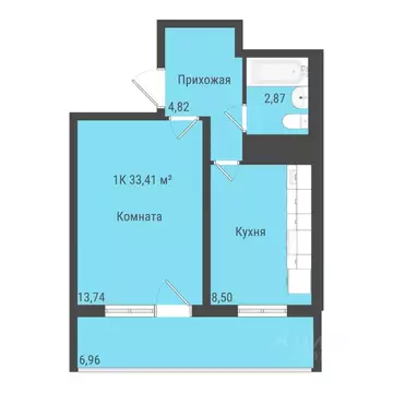 1-к кв. Удмуртия, Завьяловский район, с. Октябрьский, Лесная гавань ...