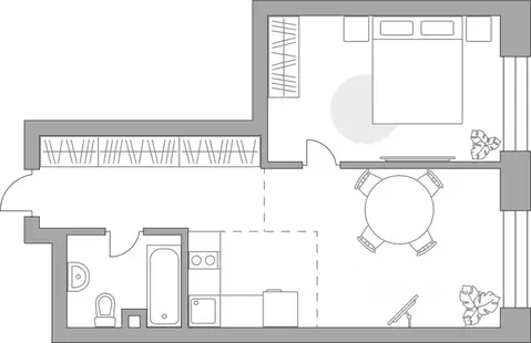 1-к кв. Москва Дубининская ул. (54.04 м)
