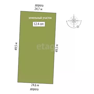 Участок в Владимирская область, Муром д. Макаровка,  (12.4 сот.)