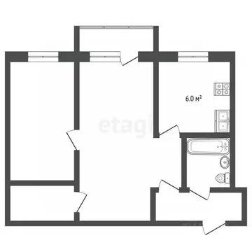 2-к кв. Вологодская область, Вологда Московское ш., 24 (43.4 м)