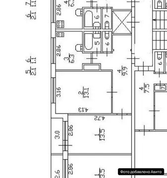 2-к кв. Санкт-Петербург Суздальский просп., 105К1 (46.0 м)