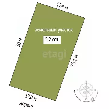 Участок в Тюменская область, Тюменский муниципальный округ, с. Щербак  ...