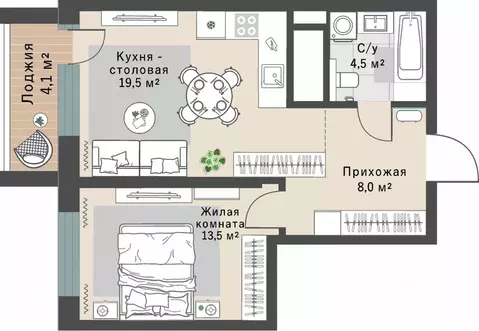 1-к кв. Свердловская область, Екатеринбург Эльмаш жилрайон, Изумрудный ...