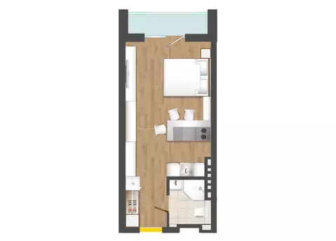 1-к кв. Калининградская область, Пионерский Советский пер., 1 (33.6 м)