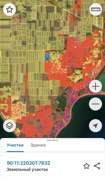 Участок в Крым, Сакский район, с. Уютное, Прибой СПК ул. Каштановая ...