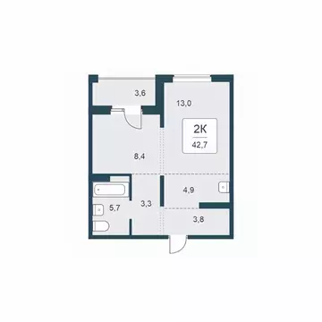 2-к кв. Новосибирская область, Новосибирск Цветной бульвар жилой ...