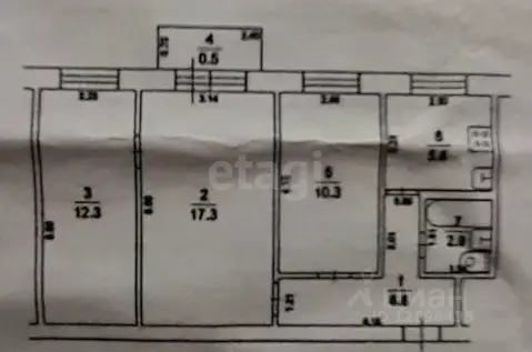 3-к кв. Московская область, Серебряные Пруды муниципальный округ, с. ...