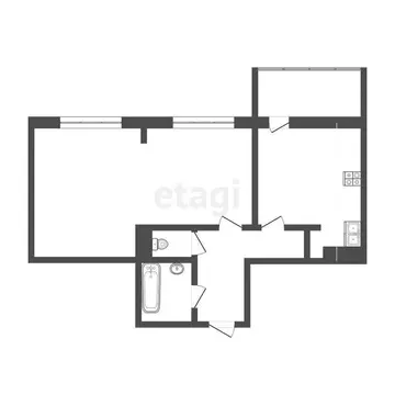 1-комнатная квартира: Петропавловск-Камчатский, Якорная улица, 1/1 (40 ...