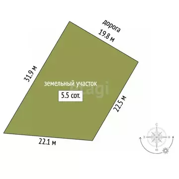 Участок в Челябинская область, Сосновский муниципальный округ, с. ...