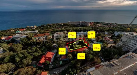 Участок в Крым, Алупка ул. Западная (7.3 сот.)