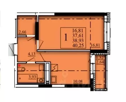1-к кв. Башкортостан, Уфа Затон-Восточный жилрайон, Паруса жилой ...