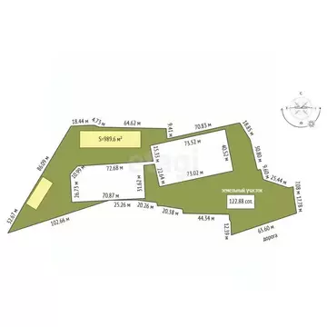 Склад в Ростовская область, Батайск Южный мкр, пер. Бодрый, 15 (990 м)