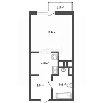 Студия Тюменская область, Тюменский муниципальный округ, д. Патрушева ...