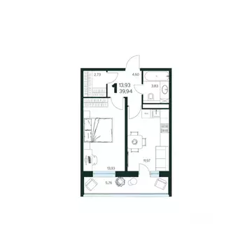 1-к кв. Московская область, Химки Сходня мкр, Первомайская ул., ...