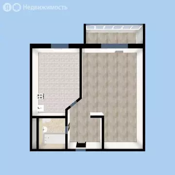 1-комнатная квартира: Улан-Удэ, улица Трубачеева, 146Бс1 (35.4 м)