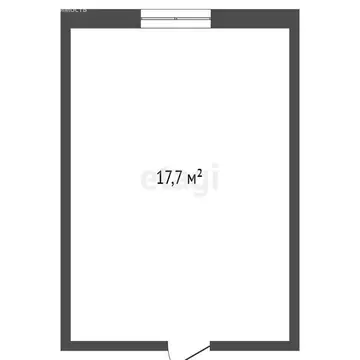 1к в -комнатной квартире (17.7 м)