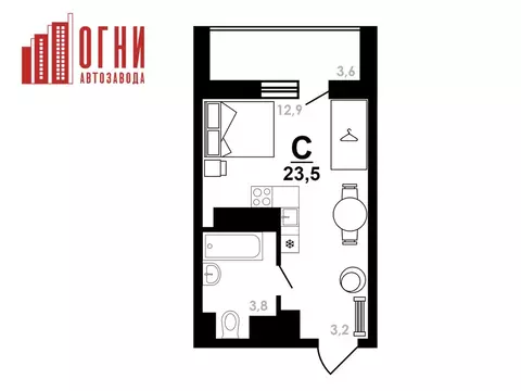 Студия Нижегородская область, Нижний Новгород Коломенская ул., 8к4 ...