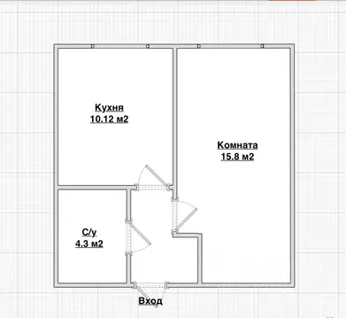 1-к кв. Самарская область, Самара Легенда жилой комплекс (34.21 м)