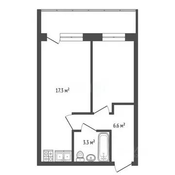 1-к кв. Вологодская область, Вологда Новгородская ул., 34к1 (39.5 м)