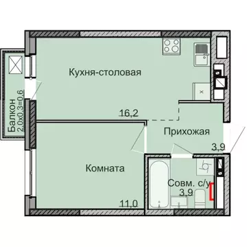 1-к кв. Удмуртия, Ижевск Строитель жилрайон, 5-й мкр, Нео жилой ...