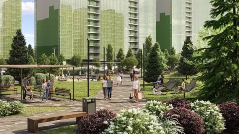 1-к кв. Красноярский край, Красноярск Нанжуль-Солнечный мкр, Аллея ...