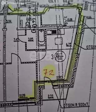 2-комнатная квартира: Иркутск, улица Розы Люксембург, 118/4 (63.7 м)