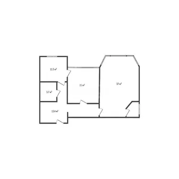 3-комнатная квартира: Каспийск, микрорайон Кемпинг, линия 29А, 1 (87 ...