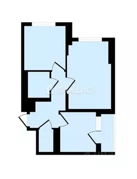 2-комнатная квартира: Москва, Зеленодольская улица, 30к1 (58.5 м)