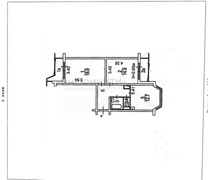 2-к кв. Москва Рождественская ул., 37 (60.1 м)