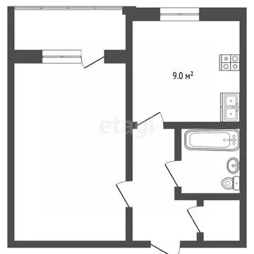 1-к кв. Владимирская область, Муром Кооперативная ул., 8 (38.5 м)