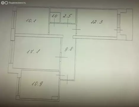3-комнатная квартира: Саратов, улица имени Ф.А. Блинова, 3 (65.8 м)